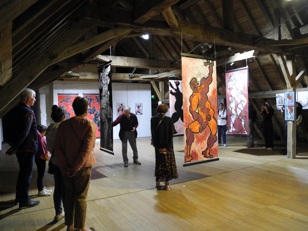 Château de Dampierre sur Boutonne, vernissage " Corps Aveugles"  / 24-09-2022