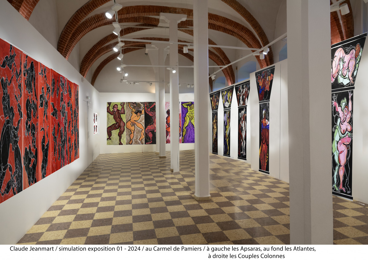 simulation de ma participation à l'exposition sur le thème du Corps, du 26 janvier au 15 mars, au Carmel de Pamiers