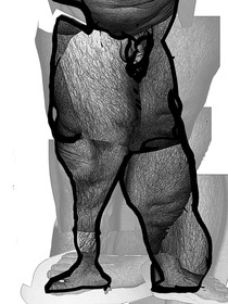 DE  CL   COMPOSITION 4 BASpalette graphiqueimpression jet d'encre2 fois  40 x 30