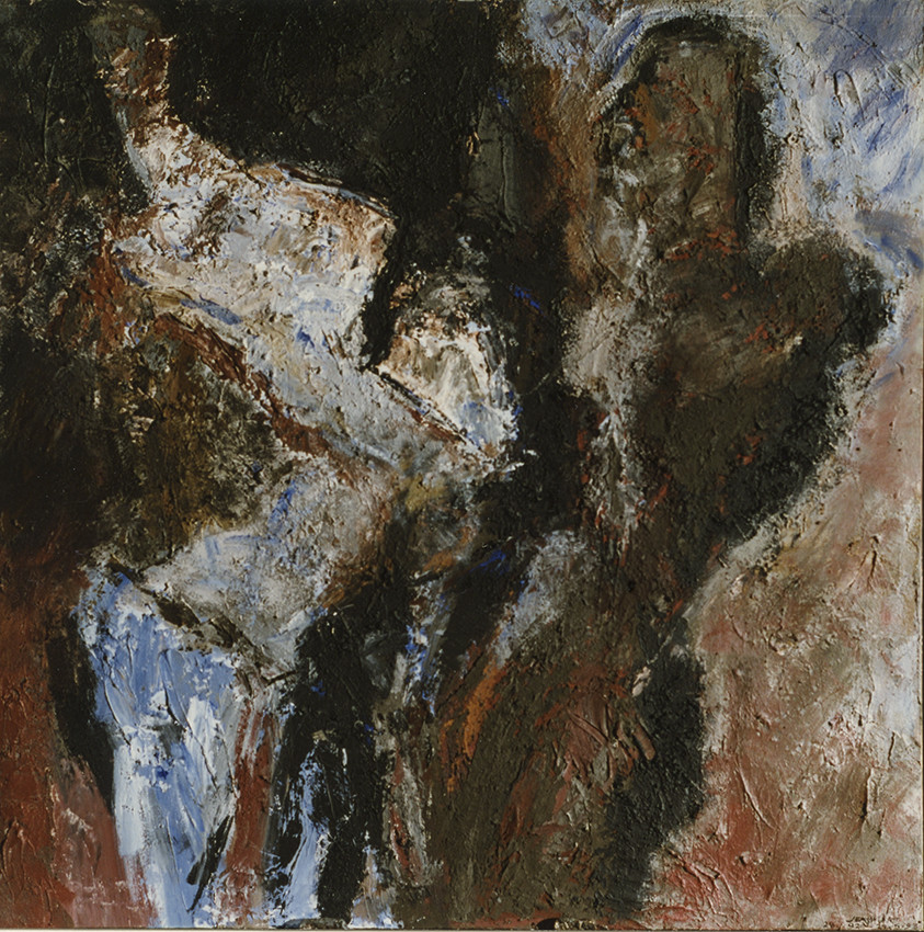 AKT 5acrylique, terre, pigments, marbre, toile100 x 1001  92 - 5  93