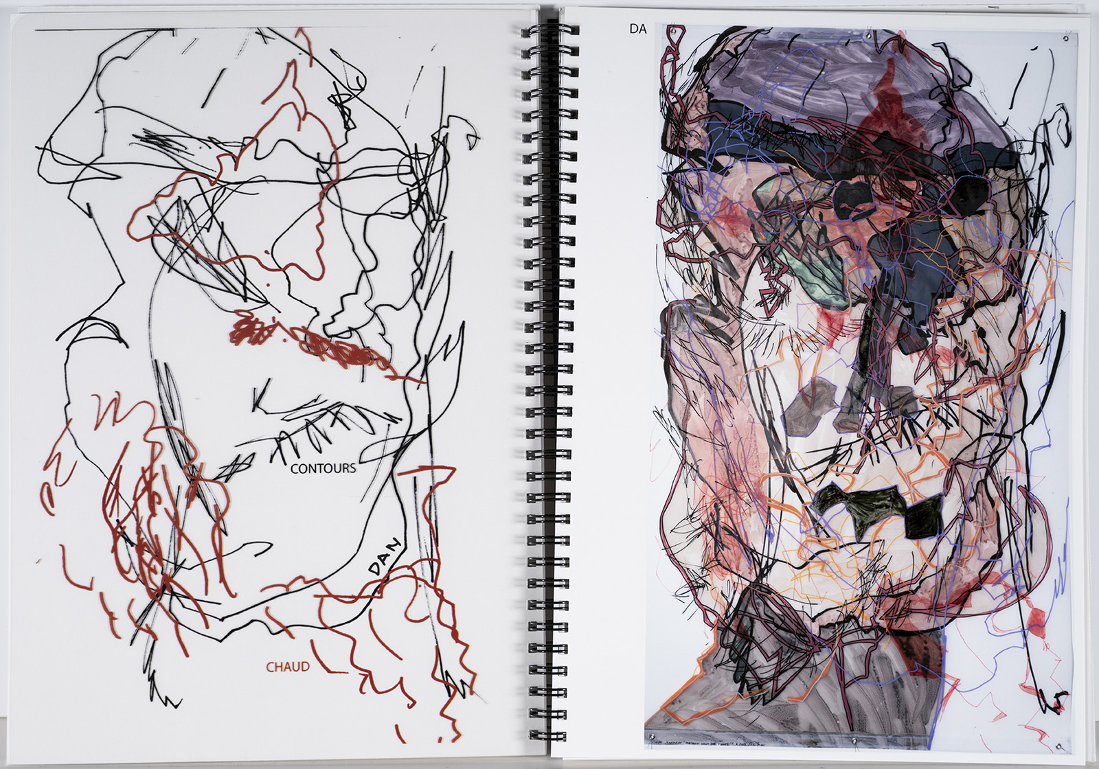 LIVRE PORTRAITS EN AVEUGLE