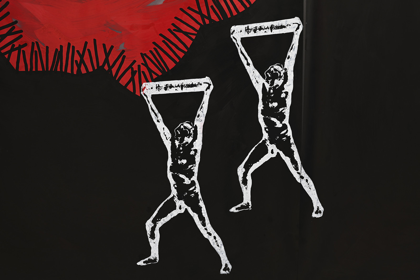 GRAND TRIPTYQUE n° 10 - ATLANTES : LUI, LES AUTRES