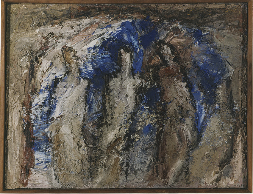 ERRANCE 7acrylique, terre, marbre4  94 50 x 65