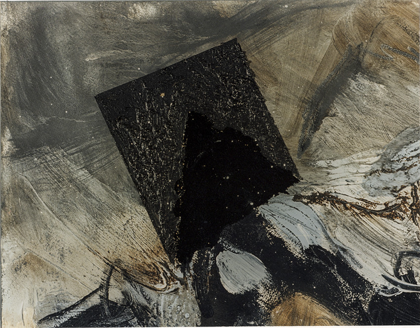 PALIMPSESTEacrylique, marbre, terrepapier réemploi25 x 322  5  97 ( 4 )