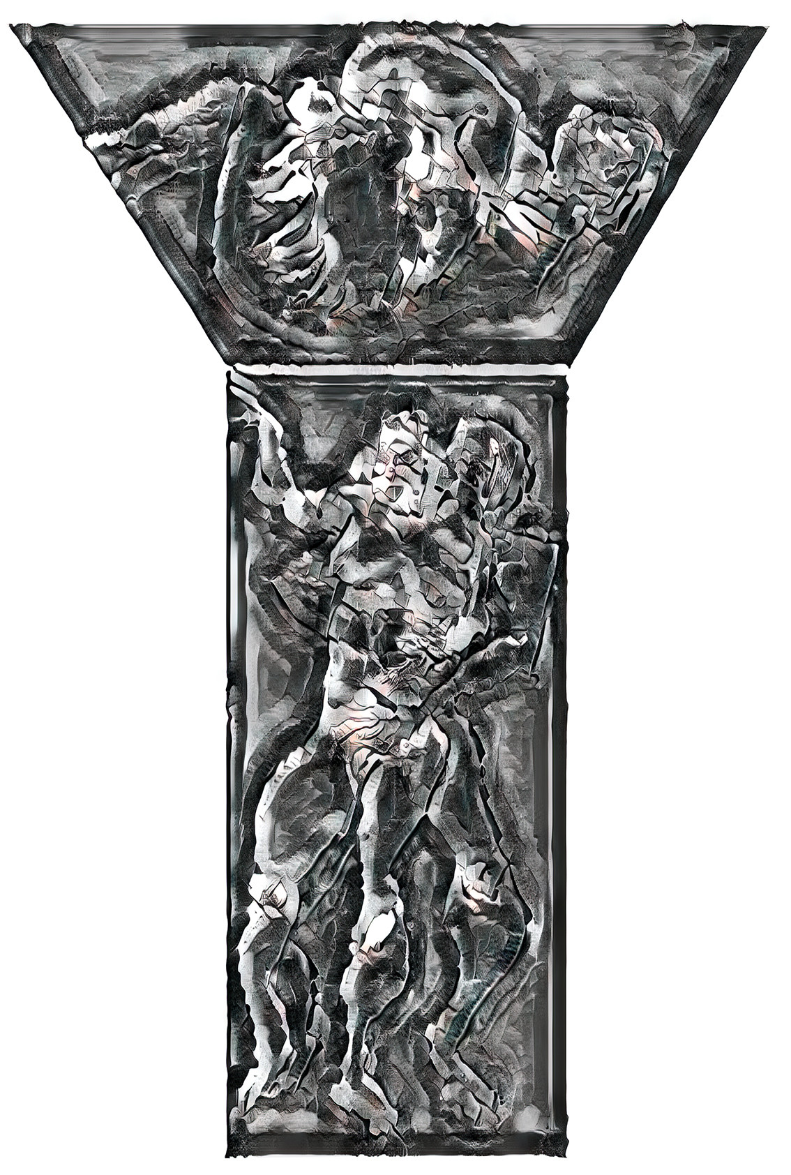 107 - COUPLE COLONNE EN ECHO NEURONAL   Marie