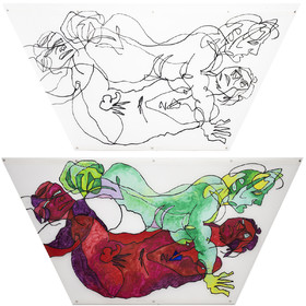 COUPLE COLONNE n° 18   DANIELLE