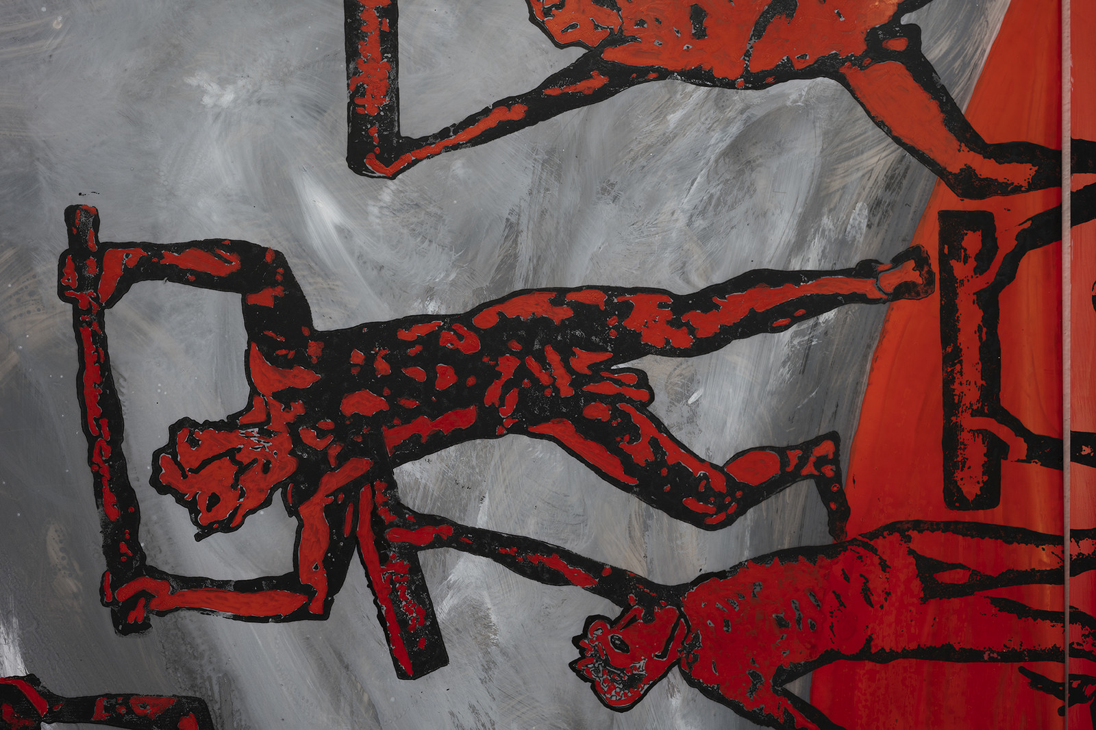 GRAND TRIPTYQUE n° 9   ATLANTES ET COSMOS