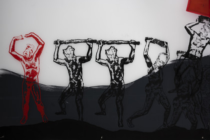 GRAND TRIPTYQUE - 6   ATLANTES CONFINÉS