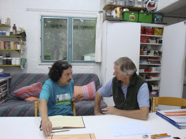 Claude préparation avec Jordi Cerdà