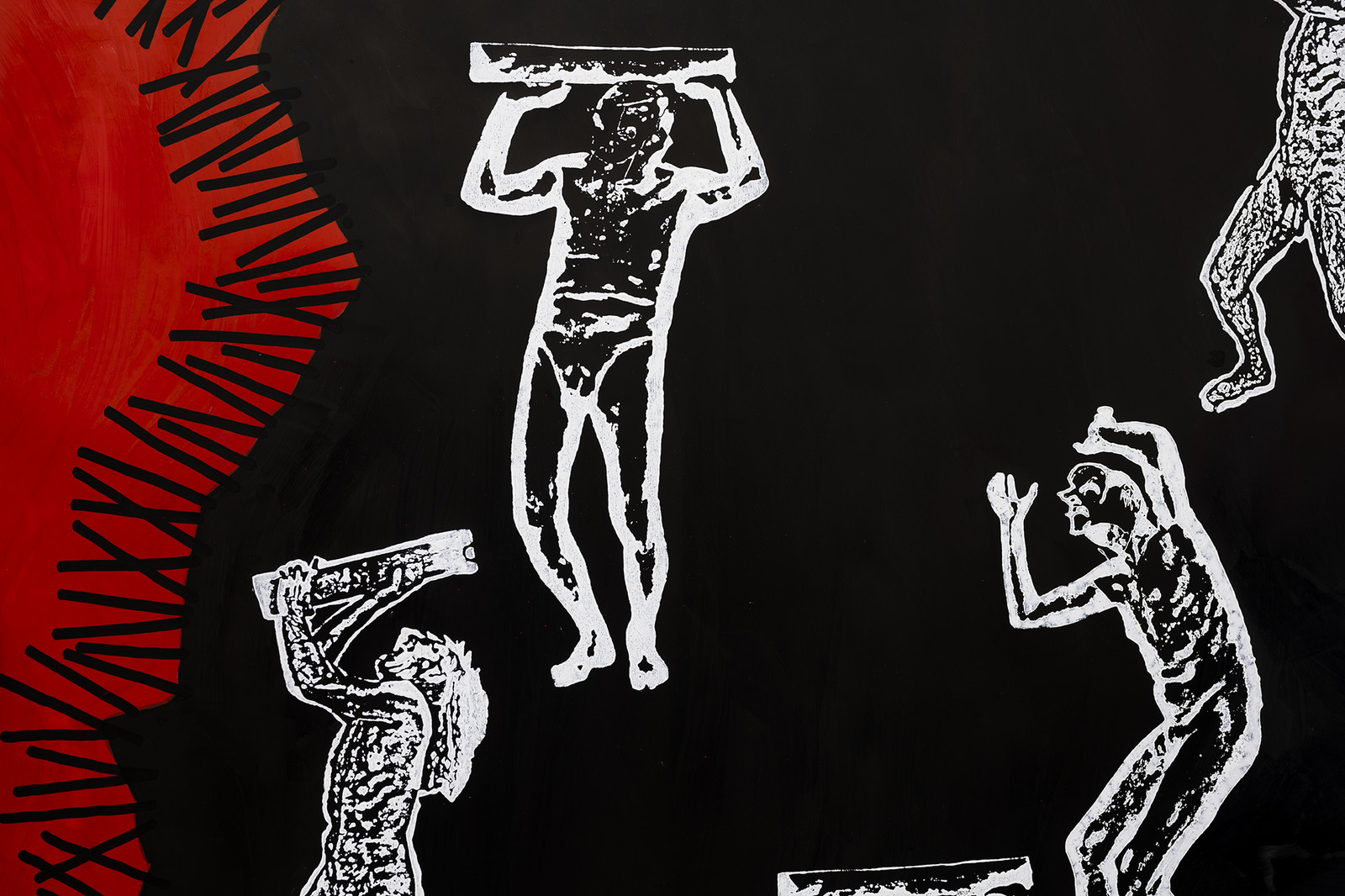 GRAND TRIPTYQUE n° 10 - ATLANTES : LUI, LES AUTRES