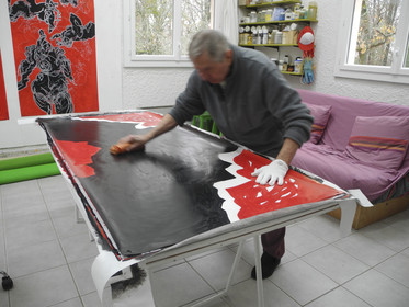 GRAND TRIPTYQUE n° 10 - ATLANTES : LUI, LES AUTRES