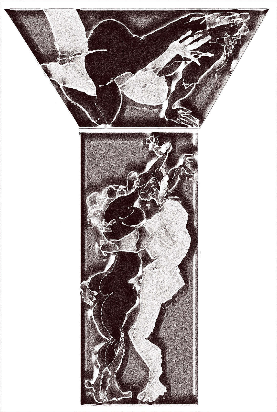 106 - COUPLE COLONNE EN ECHO NEURONAL   Marie