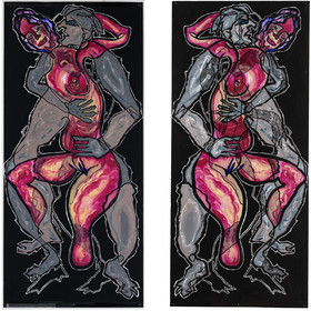 COUPLE COLONNE n° 17   MARIE HELENE C.