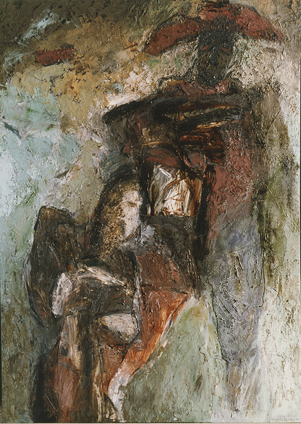 FATUM 3acrylique, terre, pigments, oxydes, toile100 x 1006  93