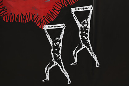 GRAND TRIPTYQUE n° 10 - ATLANTES : LUI, LES AUTRES