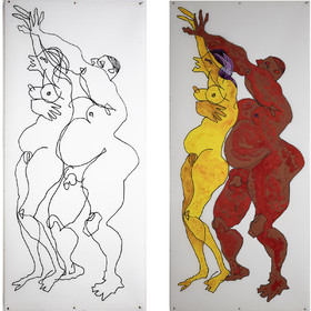 COUPLE COLONNE n° 22   D + M