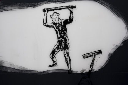 GRAND TRIPTYQUE - 6   ATLANTES CONFINÉS