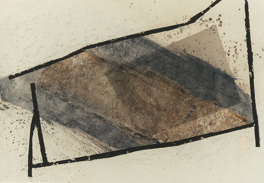 BATAILLE acrylique, terre, lavis, pigments, fusain,brou, marbre, papier70 x 10027  2    97 ( 5 )