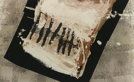 BATAILLE acrylique, terre, lavis, pigments, fusain,brou, marbre, papier40 x 6529  1   97 ( 2 )