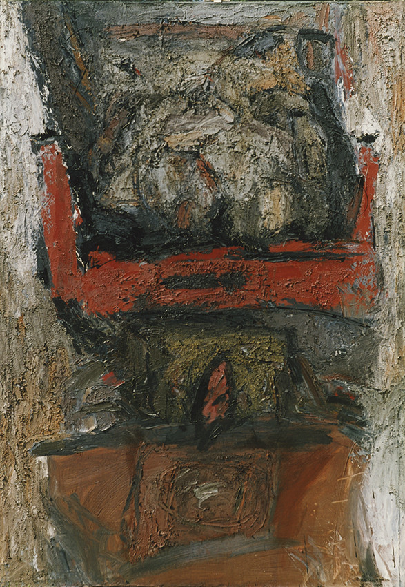 FATUM 1acrylique, terre, pigments, oxydes, toile200 x 1408  92