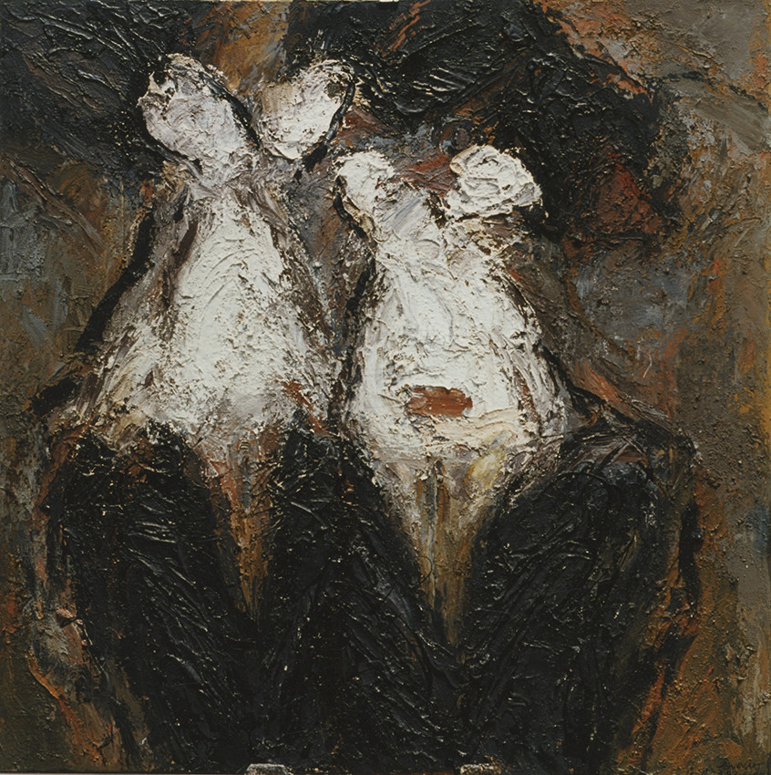 AKT 3acrylique, terre, pigments, marbre, toile100 x 1003  92 - 5  93