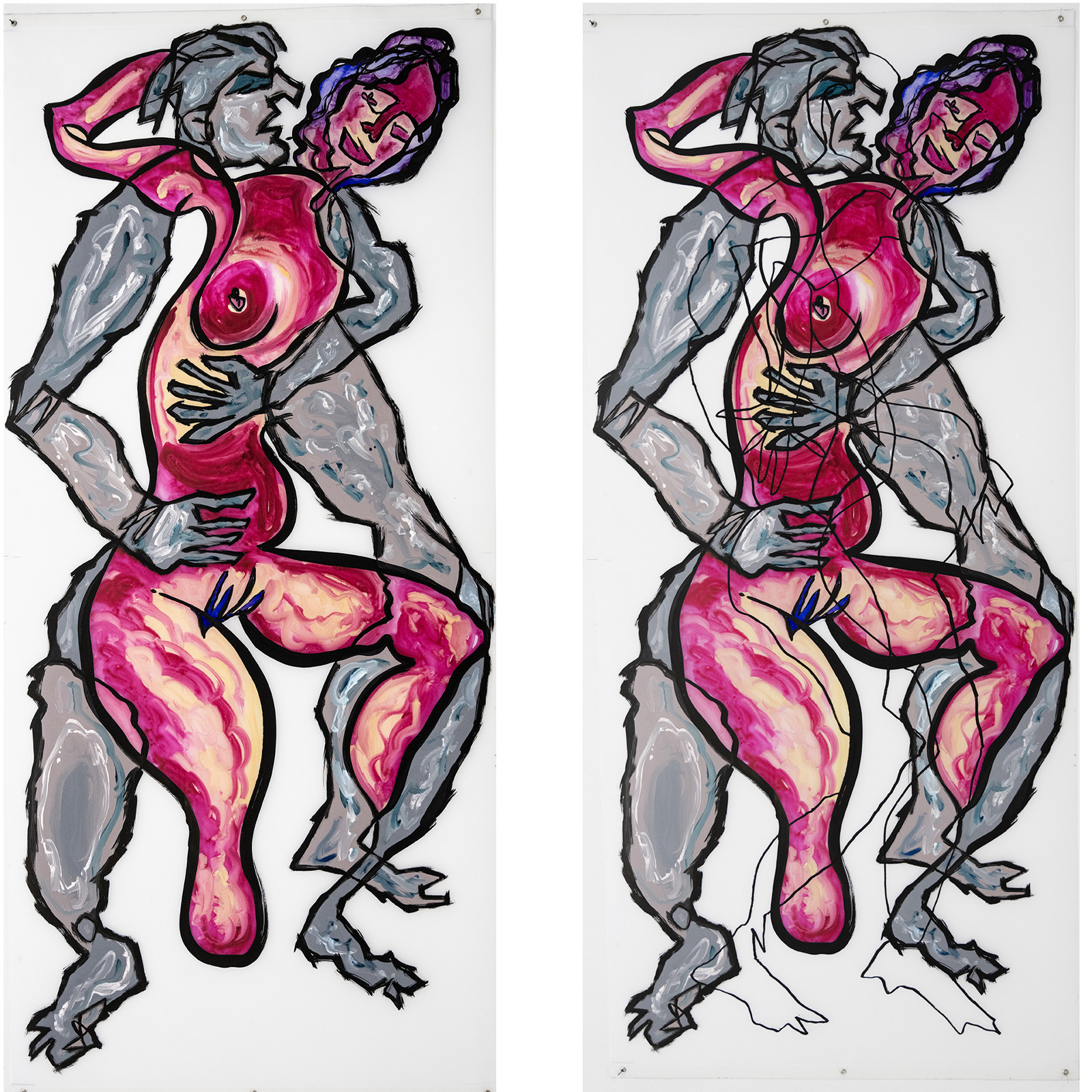 COUPLE COLONNE n° 17   MARIE HELENE C.