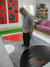 GRAND TRIPTYQUE n° 9   ATLANTES ET COSMOS