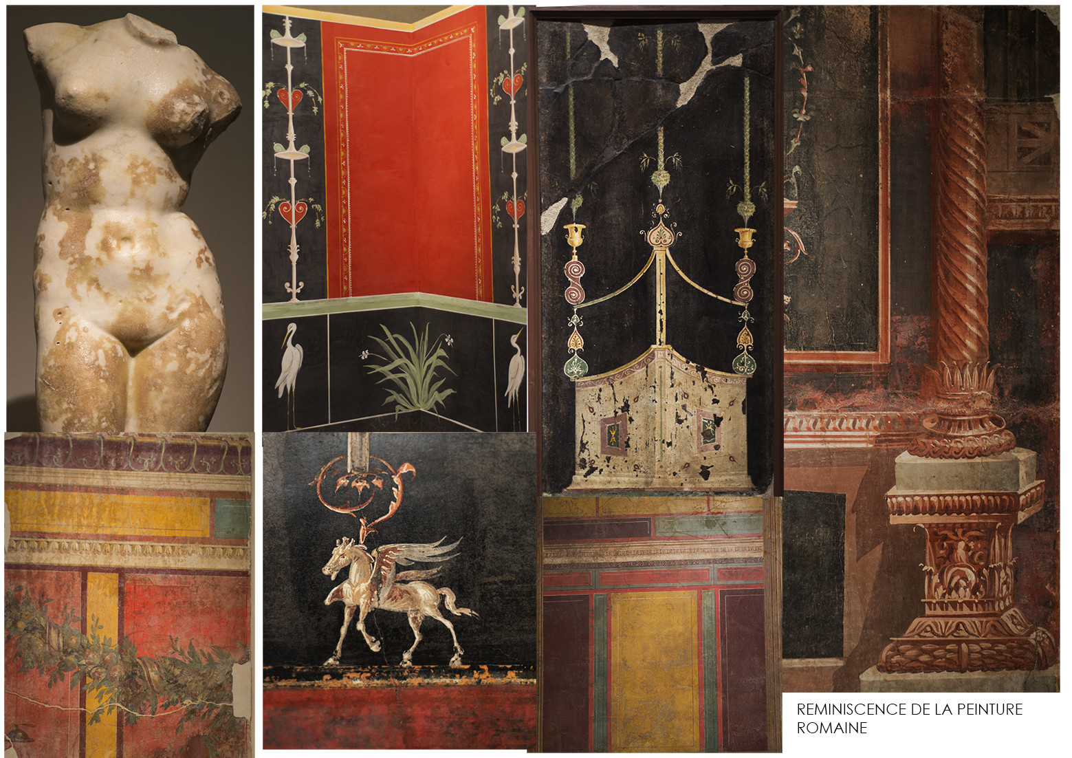 Réminiscence de la peinture Romaine